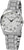 Atrium Herrenuhr: silbernes Metallarmband, rundes Zifferblatt mit Datumsfenster