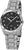 Montre Atrium Classic pour homme avec cadran noir et bracelet en acier inoxydable argenté