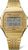Montre Casio pour homme avec podomètre doré, affichage numérique et bracelet en métal