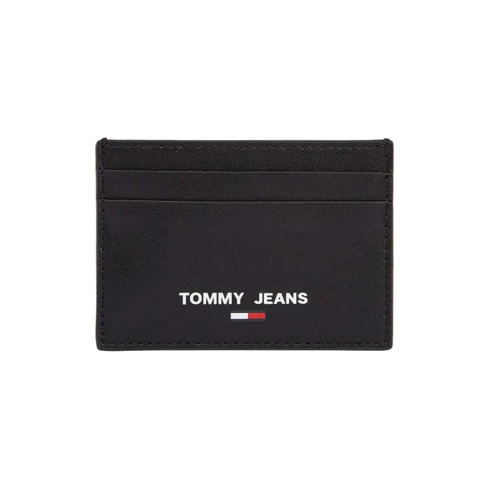 Kartenhalter aus Kunstleder von Tommy Hilfiger, dunkel, mit Tommy Jeans Logo