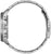 Montre Citizen pour homme : boîtier en acier inoxydable sur les côtés avec couronne et maillons de bracelet