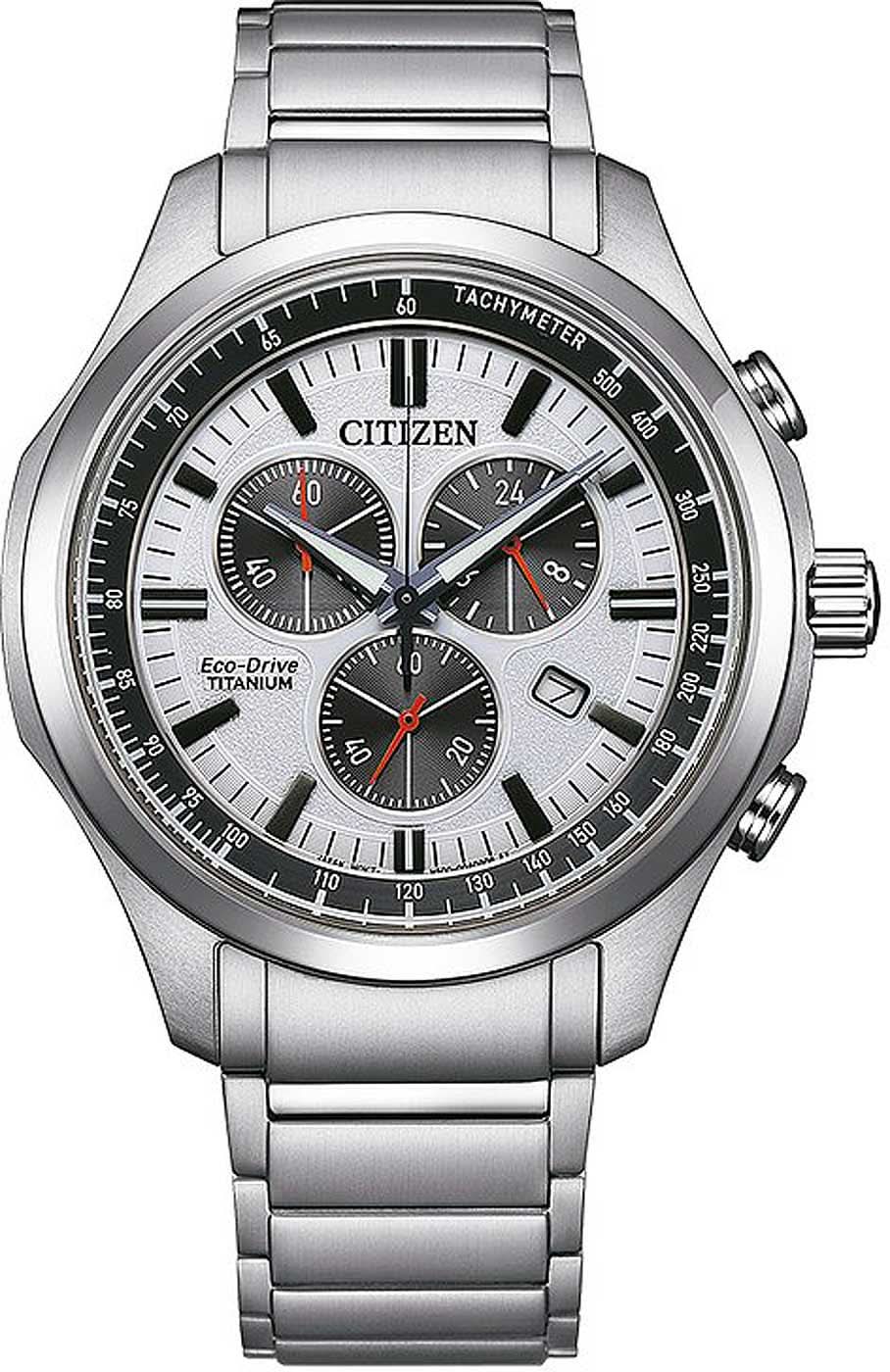 Montre Citizen Super Titanium AT2530-85A pour homme • Eco-Drive • Verre saphir