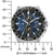 Montre connectée Citizen avec cadran bleu et échelle graduée en millimètres