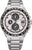 Herrenarmbanduhr mit silbernem Zifferblatt, schwarzem Chrono-Subdial und Datumsanzeige bei 7.