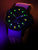 Bracelet de montre pour homme avec cadran lumineux, boîtier noir et bracelet noir