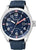 Montre Citizen pour homme avec bracelet en nylon bleu, cadran bleu et boîtier en acier inoxydable