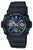 Casio G-Shock montre homme avec boîtier noir, cadran sombre et bracelet en caoutchouc
