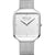Bering Herrenarmbanduhr Max René mit Milanaisearmband, Saphirglas und weißem Zifferblatt
