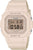 Casio Baby-G montre pour femme avec bracelet en plastique beige et affichage numérique, antichoc