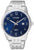 Herrenuhr von Citizen mit blauem Zifferblatt und silberfarbenem Edelstahlarmband
