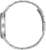 Montre bracelet pour homme avec boîtier en acier inoxydable et bracelet à maillons, vue de côté