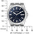 Montre Citizen pour homme avec cadran bleu foncé, index et aiguilles