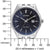 Montre Citizen Eco-Drive avec cadran bleu, bracelet à maillons en acier inoxydable et couronne visible