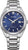 Montre Citizen Eco-Drive pour homme avec cadran bleu et bracelet en acier inoxydable, lunette ronde
