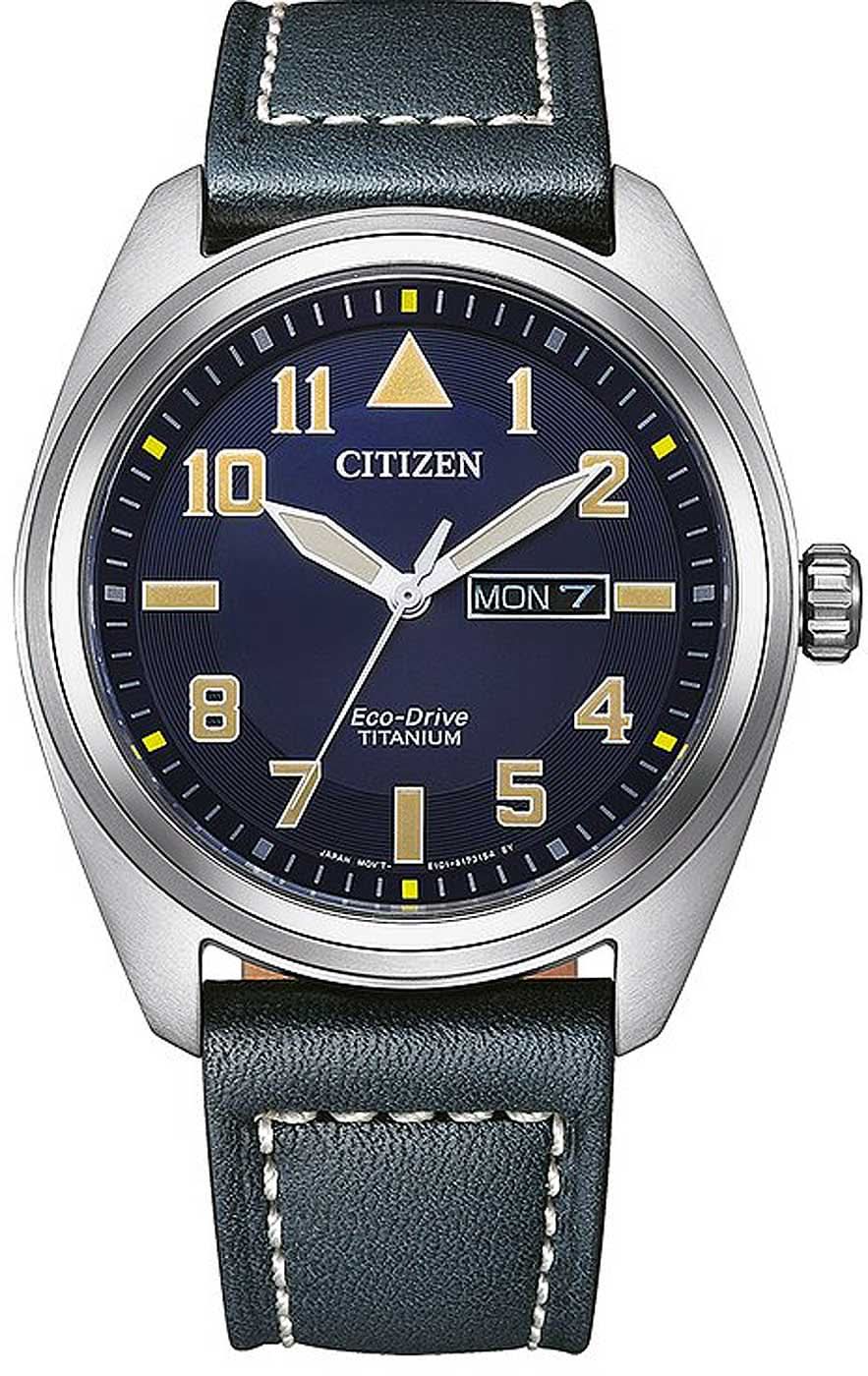Montre Citizen Super Titanium BM8560-45LE pour homme • Eco-Drive • Verre saphir