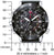 Montre Citizen pour homme avec cadran noir, accents noirs et bracelet en caoutchouc