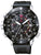Montre Citizen pour homme avec cadran noir et bracelet en caoutchouc noir, Eco-Drive