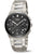 Herren-Chronographenarmbanduhr Boccia mit Titanband, schwarzem Zifferblatt, Saphirglas