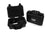 Ensemble de mallettes de protection noires avec deux compartiments pour le rangement de la montre