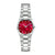Bulova Super Seville 96L354 Damen Armbanduhr Rot • Saphirglas • Leuchtzifferblatt Default Title