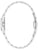 Bulova Damenarmbanduhr mit Edelstahlarmband und Gliedern, Seitenansicht