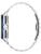 Bulova Herrenarmbanduhr Seitenansicht mit Krone und Chronographendrückern, Metallarmband