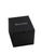 Bulova Uhrenbox, schwarze Geschenkbox mit Logo