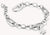 Bracelet Thomas Sabo à maillons en métal argenté avec breloque