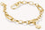 Bracelet Charm Thomas Sabo Plaqué Or - Modèle : C1203-413-39-L17