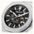 Ingersoll Herrenuhr Nahansicht: skelettiertes Automatik-Mechanikwerk im schwarzen Zifferblatt