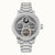 Ingersoll Herrenuhr mit skelettiertem Zifferblatt und Edelstahlarmband