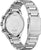 Fond de montre pour homme en acier inoxydable avec couronne vissée et maillons de bracelet