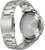 Fond de montre pour homme en acier inoxydable avec texture rainurée et couronne