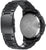 Fond de montre Citizen pour homme avec boîtier en acier inoxydable et bracelet en métal noir