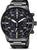 Montre Citizen CA0695-84E pour homme, cadran noir avec sous-cadrans chronographes