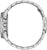 Bracelet de montre Citizen pour homme : boîtier et bracelet en acier inoxydable de profil, lunette arrondie.