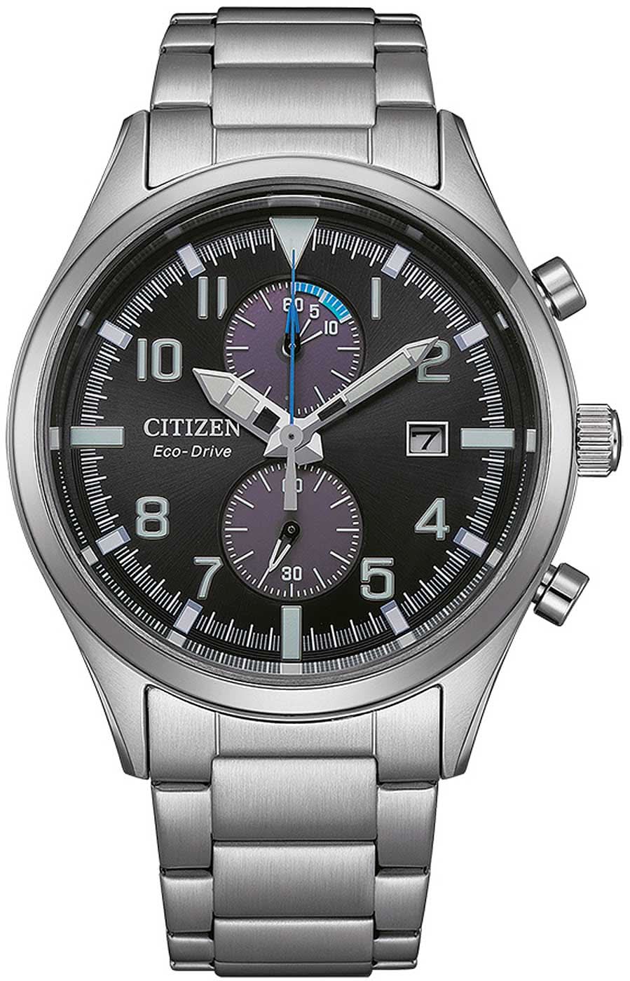 Citizen Sport CA7028-81E Montre Homme • Eco-Drive • Chronographe