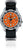 Chris Benz Montre homme avec cadran orange et bracelet textile noir
