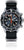 Herrenarmbanduhr mit dunkelblauem Zifferblatt, Chronograph, schwarzem Textilarmband