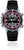 Digitale Taucheruhr mit schwarzem Armband, pinker Lünette und digitaler Anzeige
