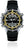 Taucheruhr mit schwarzem Band, gelb markierter Lünette und digitalem Display