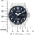 Bracelet de montre pour homme avec boîtier argenté, cadran sombre et guichet date