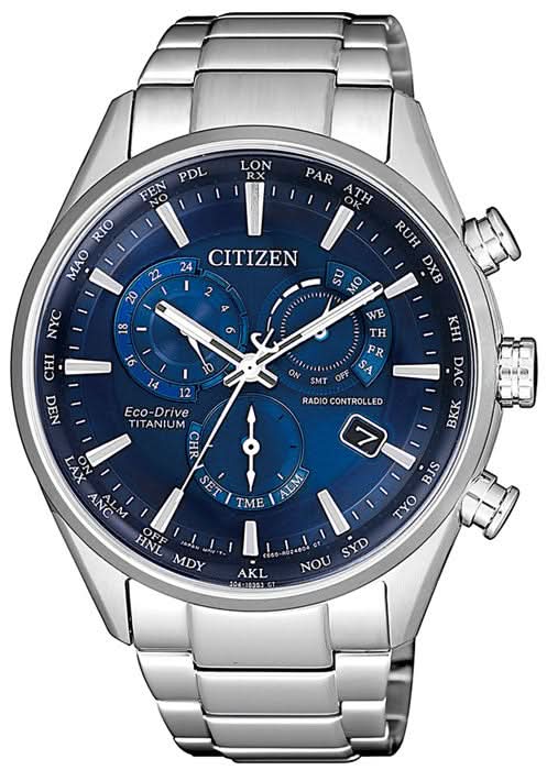 Montre Citizen Super Titanium CB5020-87L pour homme • Eco-Drive Radio-pilotée • Verre saphir