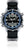 Montre de plongée Chris Benz avec bracelet noir, lunette bleue et chiffres luminescents