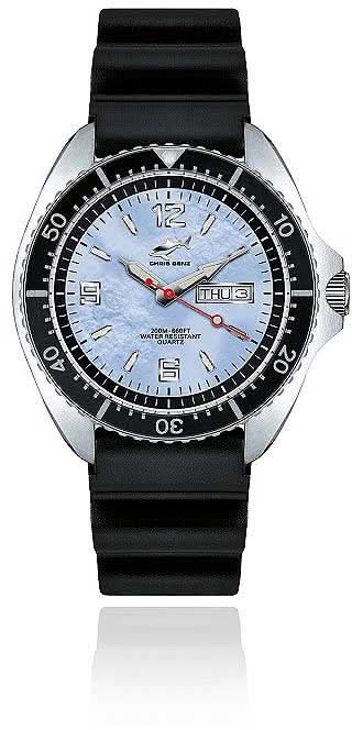 Bracelet de montre pour homme avec bracelet en silicone noir, cadran bleu et aiguilles lumineuses