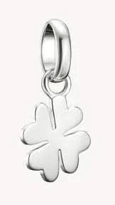 Pendentif trèfle à quatre feuilles argenté avec passant, Thomas Sabo
