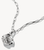 Charm fleur de rose argenté sur chaîne à maillons, Thomas Sabo