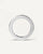 Collier en argent sterling 925 avec pendentif rond lisse