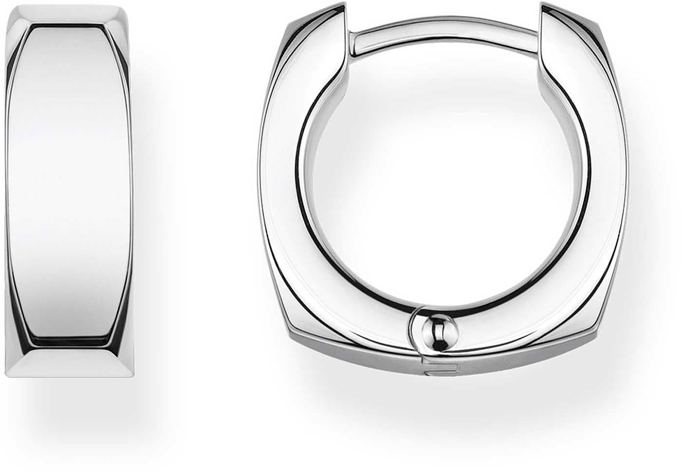 Créoles argentées pour femmes et hommes - Argent sterling 925