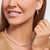 Créoles en argent sterling 925 serties de pierres, forme huggie étroite et fermée
